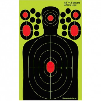 Мишень самоклеящаяся осыпающаяся STALKER, фигура, 24x37 см, 5 штук Мишень самоклеящаяся осыпающаяся STALKER, фигура, 24x37 см, 5 штук