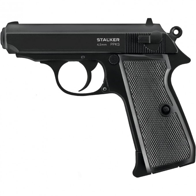 Пистолет пневматический STALKER PPKS (Walther PPK/S) к.4,5мм ST-21062P Пистолет пневматический STALKER PPKS (Walther PPK/S) к.4,5мм ST-21062P