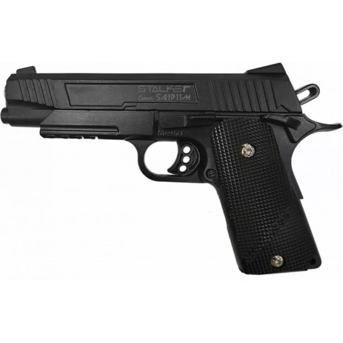 Пистолет STALKER SA1911M Spring 6 мм (аналог Colt1911 Rail) SA-130711911M Пистолет STALKER SA1911M Spring 6 мм (аналог Colt1911 Rail) SA-130711911M